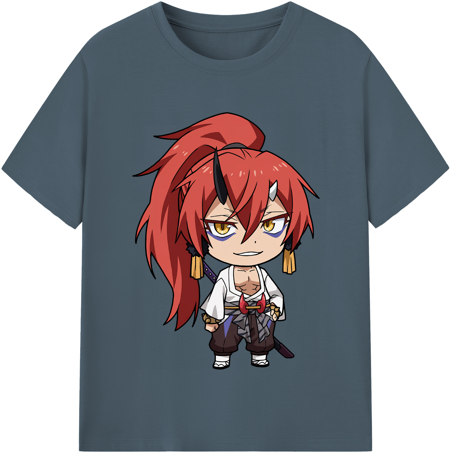 （画像用） 転スラ Regarding Reincarnated to Slime 綿100％半袖Tシャツ（フロントプリント）